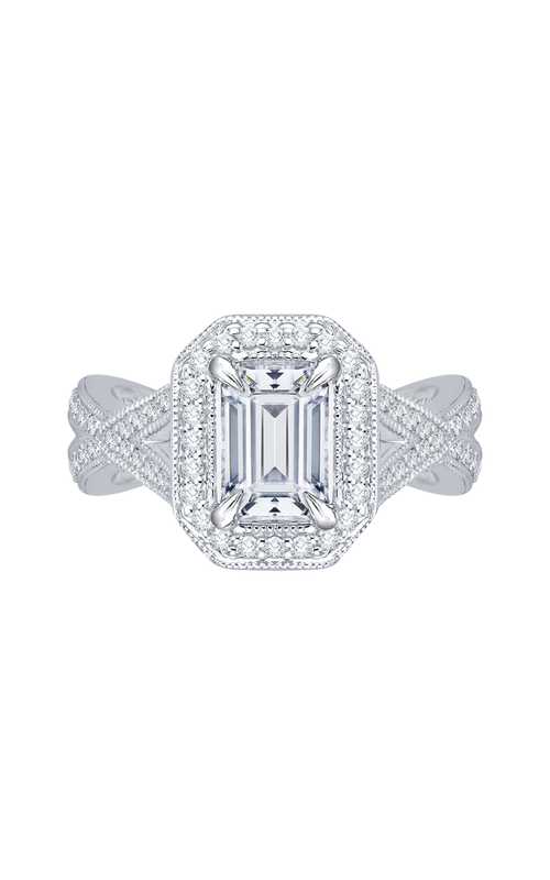 Shah Luxury Carizza Engagement Ring CAE0080EK-37W (Center Not Included)