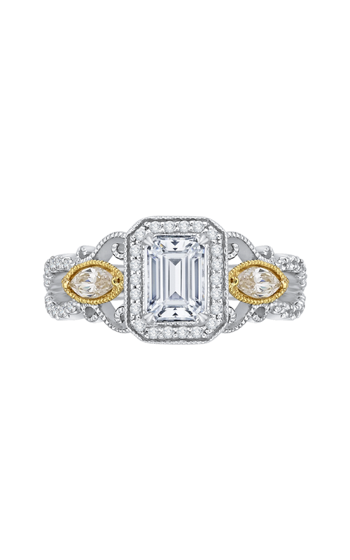 Shah Luxury Carizza Engagement Ring CAE0175EHK-37WY (Center Not Included)