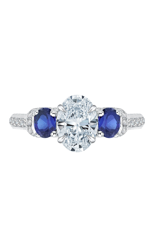Shah Luxury Carizza Engagement Ring CAO0056EK-S37W (Center Not Included)