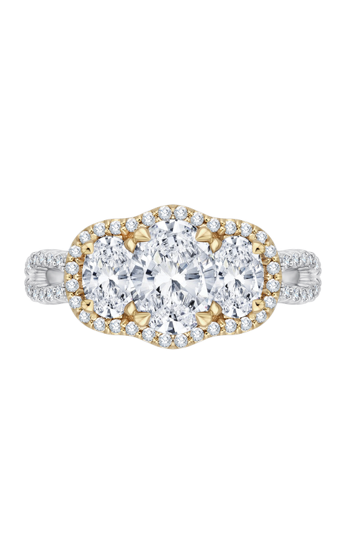 Shah Luxury Carizza Engagement Ring CAO0122EK-37WY-1.25 (Center Not Included)