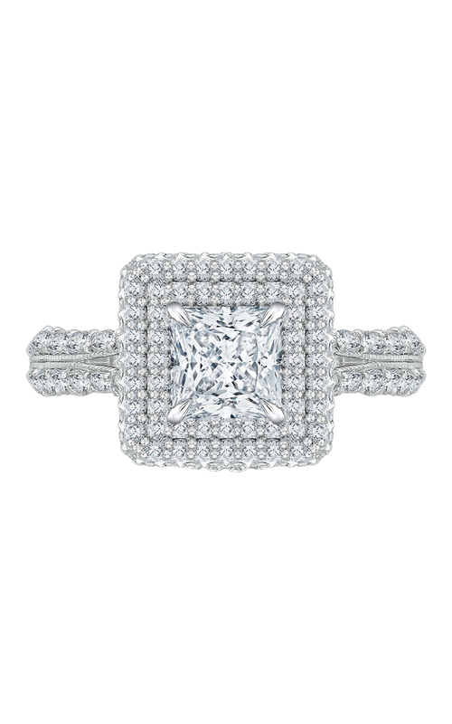 Shah Luxury Carizza Engagement Ring CAP0036EK-37W (Center Not Included)