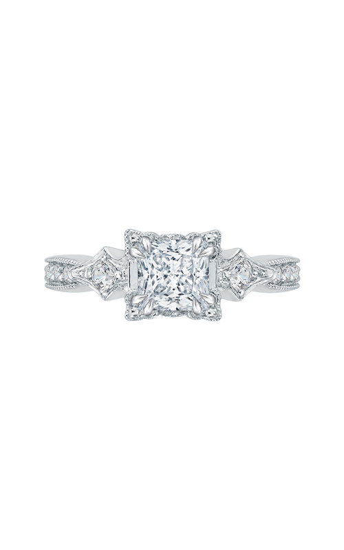 Shah Luxury Carizza Engagement Ring CAP0046EK-37W (Center Not Included)