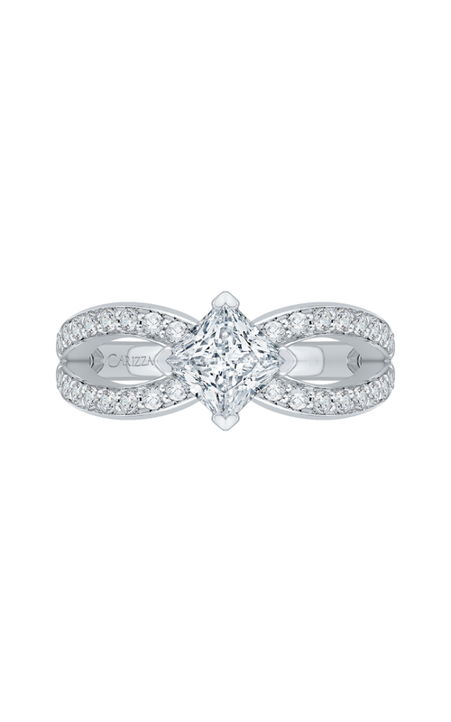 Shah Luxury Carizza Engagement Ring CAP0112EK-37W-1.00 (Center Not Included)