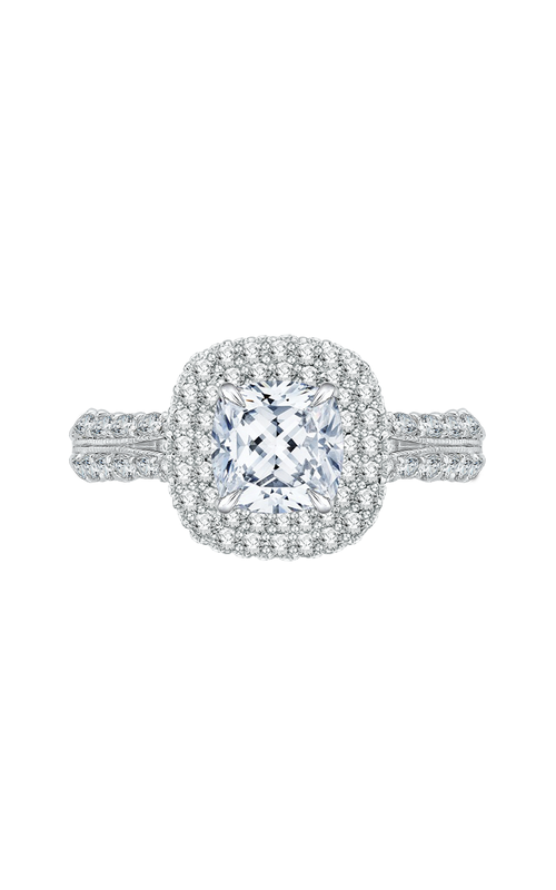 Shah Luxury Carizza Engagement Ring CAU0036EK-37W (Center Not Included)