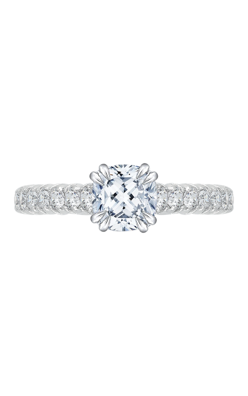 Shah Luxury Carizza Engagement Ring CAU0039E-37W (Center Not Included)