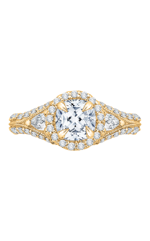 Shah Luxury Carizza Engagement Ring CAU0041EK-37 (Center Not Included)