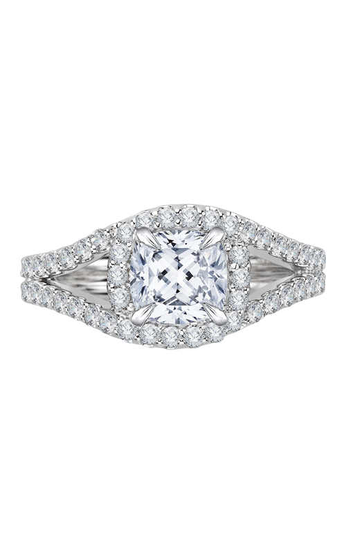 Shah Luxury Carizza Engagement Ring CAU0057EK-37W (Center Not Included)