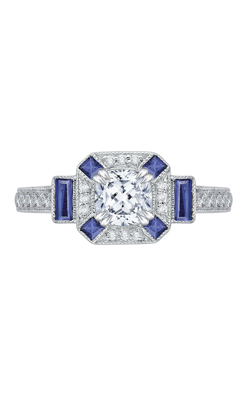 Shah Luxury Carizza Engagement Ring CAU0064EK-S37W (Center Not Included)