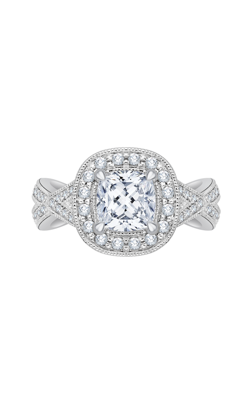 Shah Luxury Carizza Engagement Ring CAU0080EK-37W-1.50 (Center Not Included)