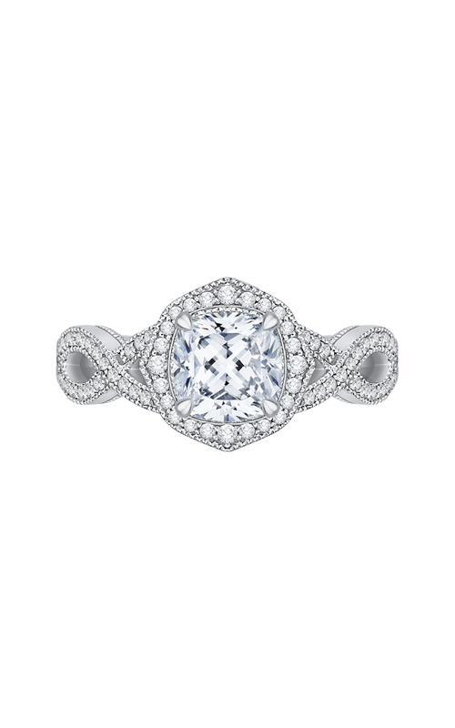 Shah Luxury Carizza Engagement Ring CAU0173EHK-37WY-1.50 (Center Not Included)