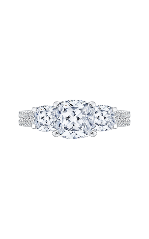 Shah Luxury Carizza Engagement Ring CAU0190EHK-S37W-1.75 (Center Not Included)