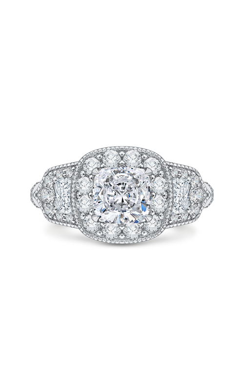 Shah Luxury Carizza Engagement Ring CAU0215EK-37W-1.50 (Center Not Included)