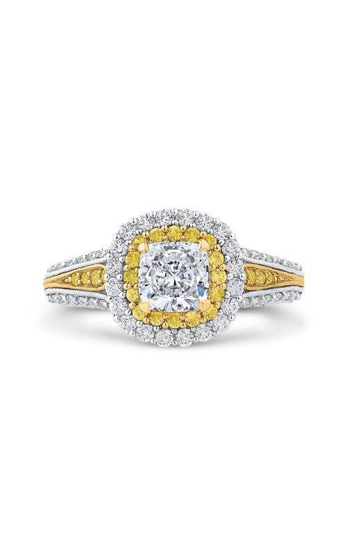 Shah Luxury Carizza Engagement Ring CAU0236EHYK-37WY-1.0 (Center Not Included)