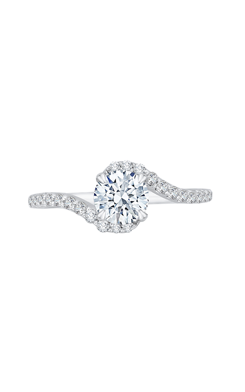 Shah Luxury Carizza Engagement Ring CA0137EHK-37W (Center Not Included)