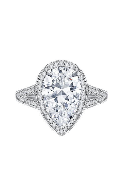 Shah Luxury Carizza Boutique Engagement Ring QRA0043K-40W (Center Not Included)