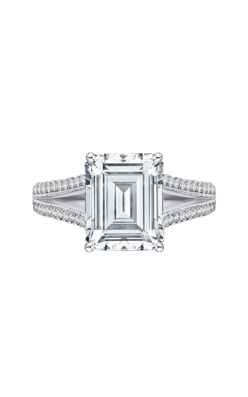 Shah Luxury Carizza Boutique Engagement Ring QRE0022K-40W (Center Not Included)