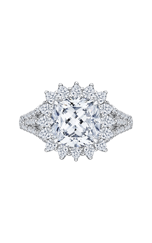 Shah Luxury Carizza Boutique Engagement Ring QRM0038K-40W (Center Not Included)