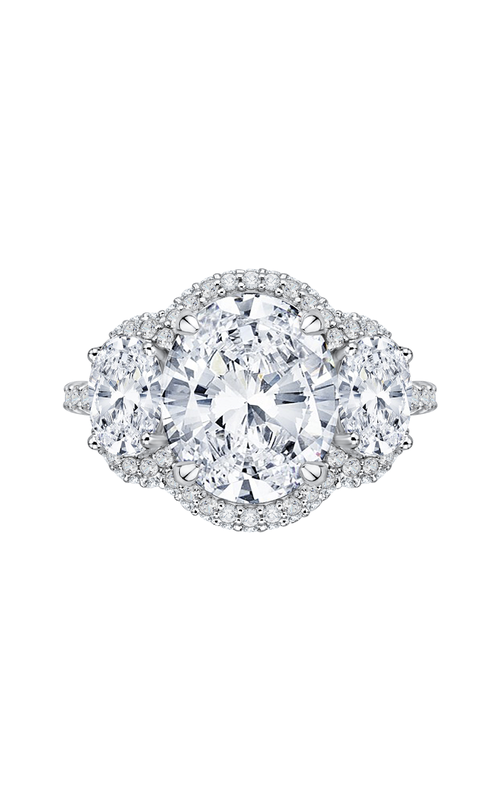 Shah Luxury Carizza Boutique Engagement Ring QRO0042K-40W (Center Not Included)