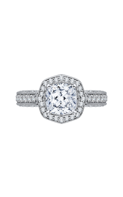Shah Luxury Carizza Boutique Engagement Ring QRU0016K-40W (Center Not Included)