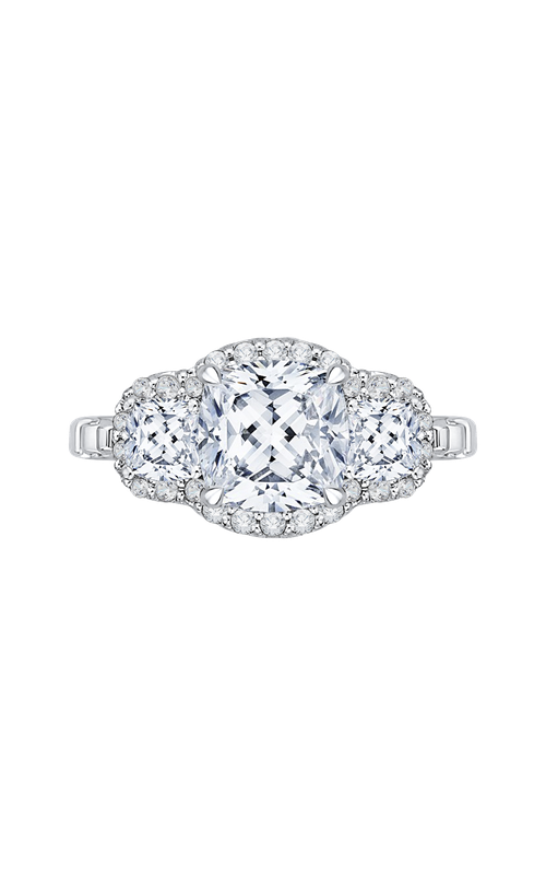 Shah Luxury Carizza Boutique Engagement Ring QRU0035K-40W (Center Not Included)