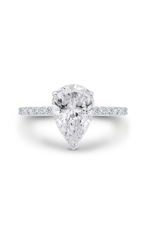 Shah Luxury Carizza Boutique Engagement Ring QRA0074EQK-40W-3.00 (Center Not Included)