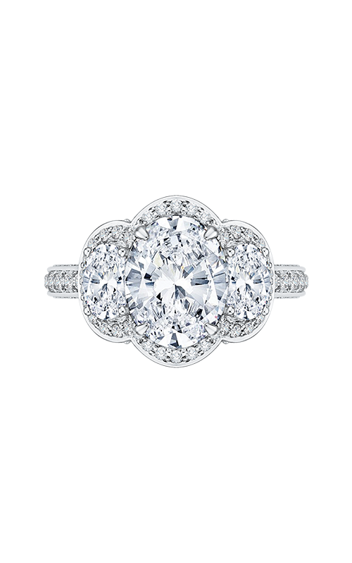 Shah Luxury Carizza Boutique Engagement Ring QRO0034K-40W (Center Not Included)