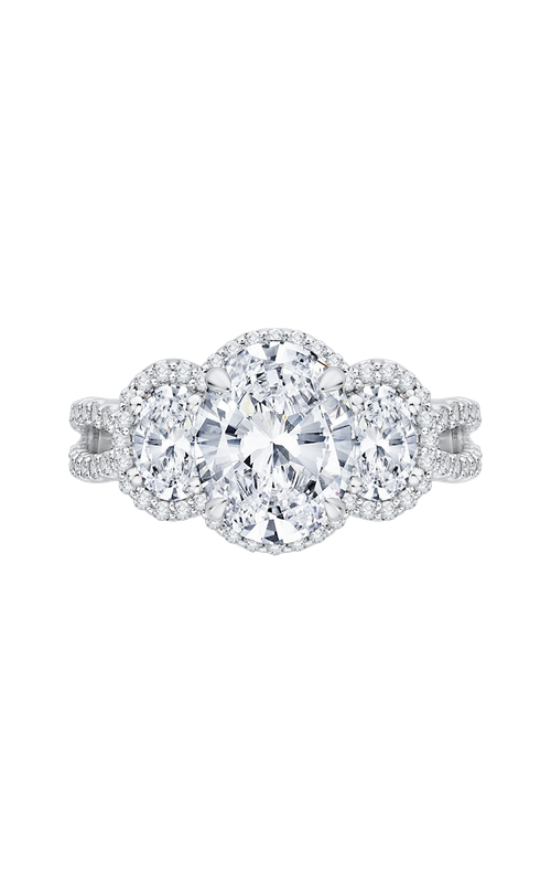 Shah Luxury Carizza Boutique Engagement Ring QRO0054K-40W-3.00 (Center Not Included)