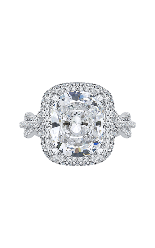 Shah Luxury Carizza Boutique Engagement Ring QRU0013K-40W (Center Not Included)