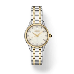 Seiko Diamonds Collection Stainless And Yellow Overlay Gold Two