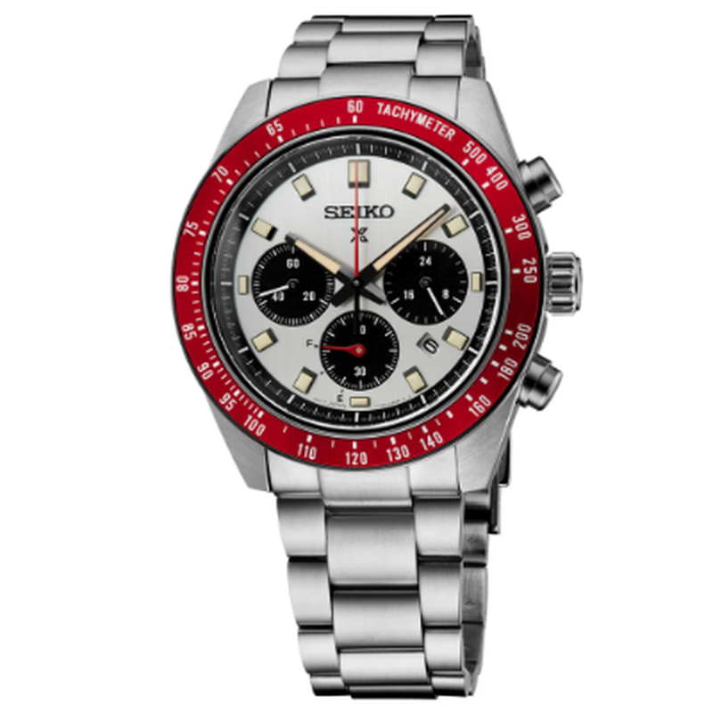 Seiko Prospex Speedtimer Stainless Steel Solor Chronograph Watch