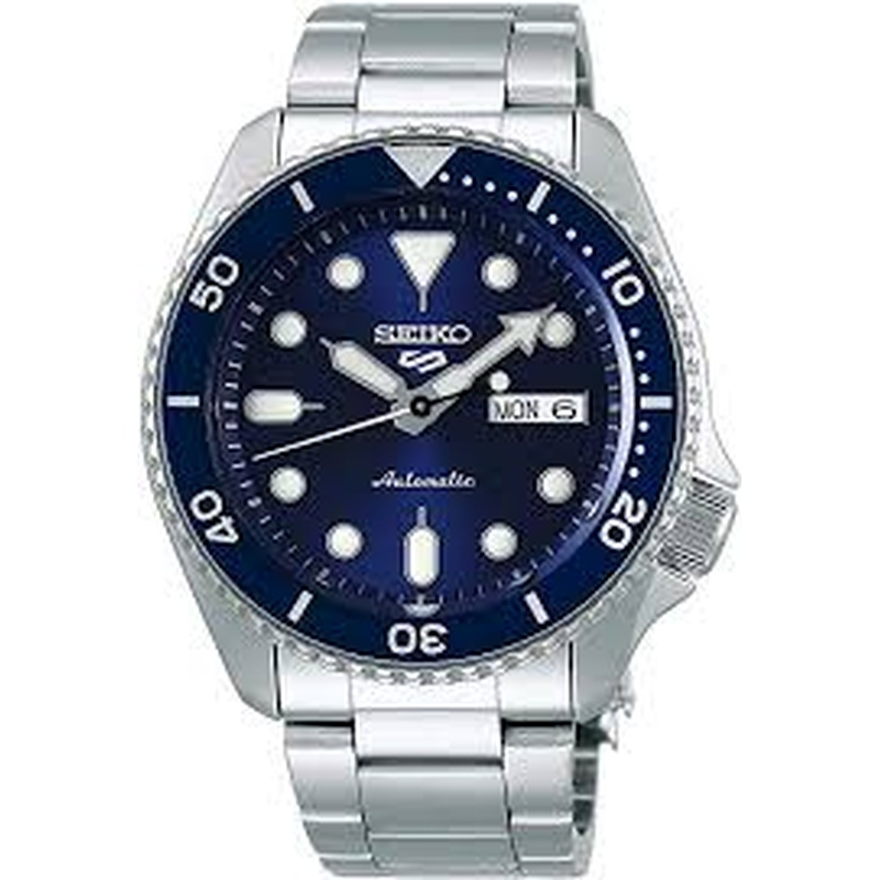 Seiko Prospex Stainless Steel Automatic With A Round Blue Dial