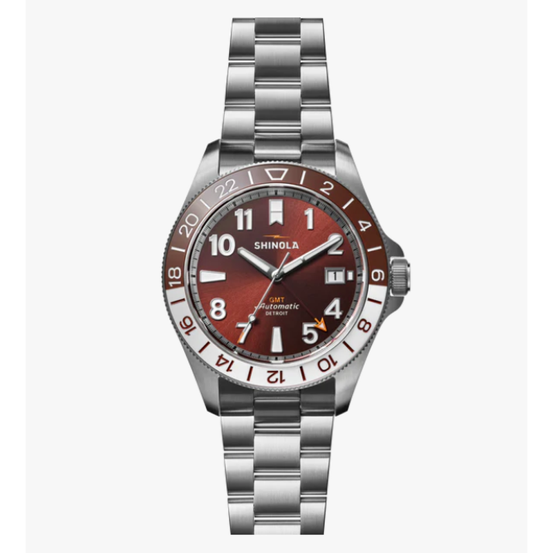Shinola Watch, Featuring A Green Dial, White Numbers, Super