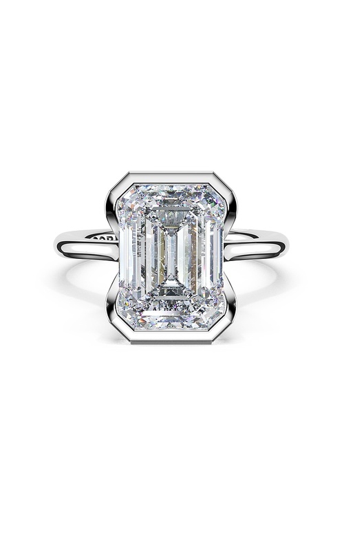 Diamond Engagement Rings 435 EC 9.5X7 FW