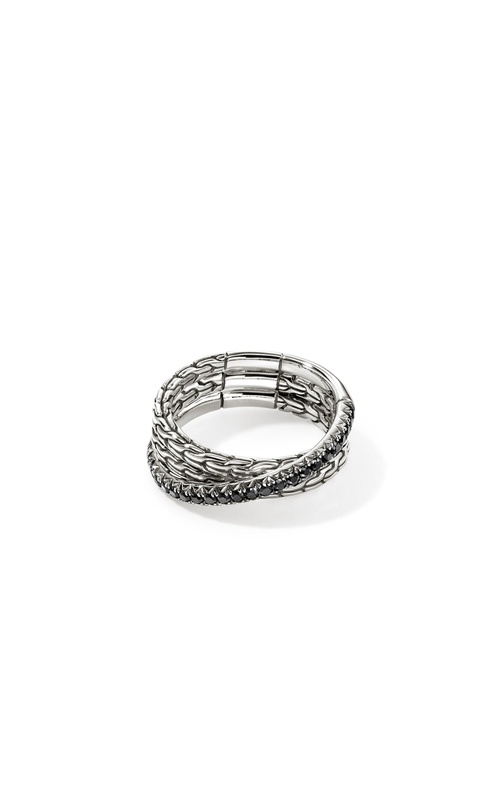 Silver Rings with Stones RBS987154BLSX7