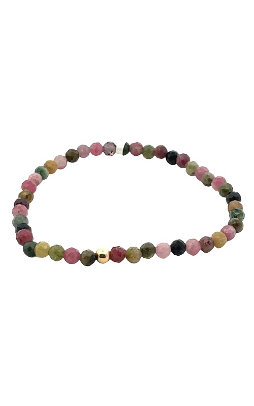 Gold Filled Beaded and Gemstone Bracelet