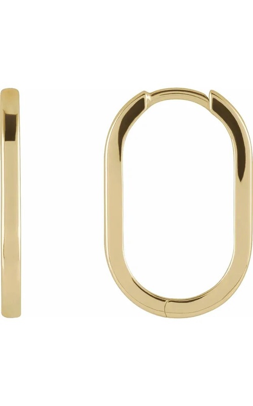 14k Rose Gold Hoop Earrings