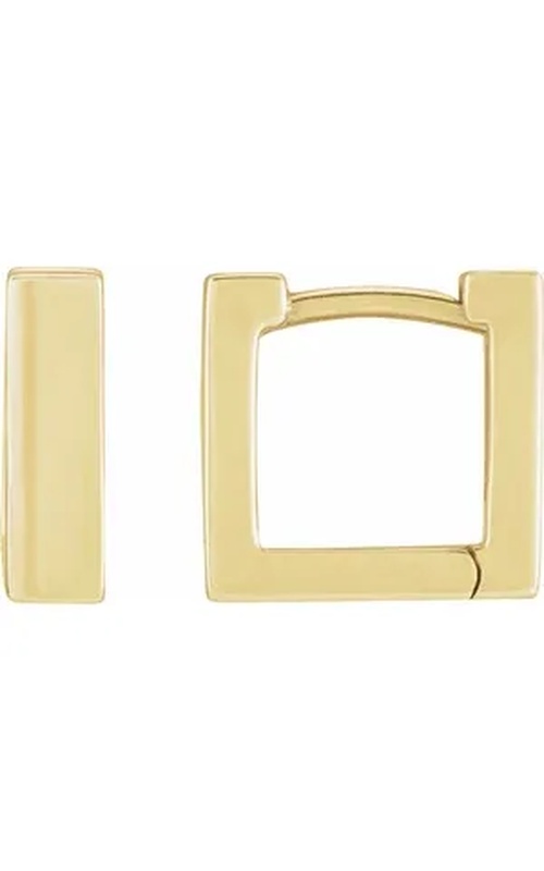 14k Yellow Gold Hoop Earrings
