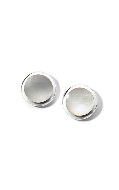 Sterling Silver (925) and Mother of Pearl Stud and Pearl Earrings