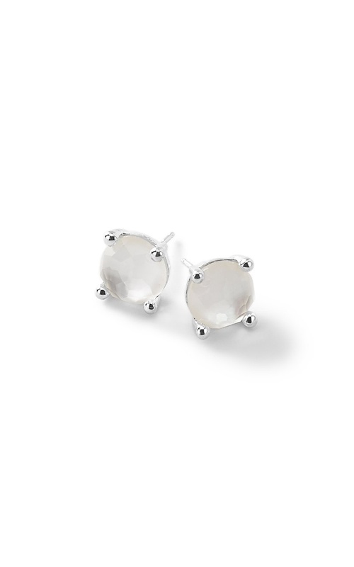 Sterling Silver (925) and Mother of Pearl Stud and Gemstone Earrings