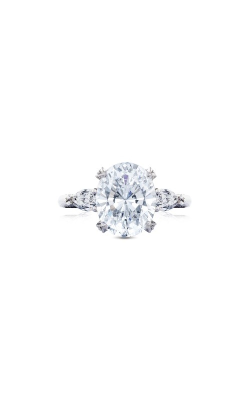Platinum Three Stone Engagement Ring