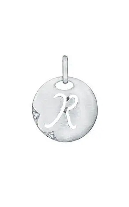 Sterling Silver (925) Initial and Diamond Necklace