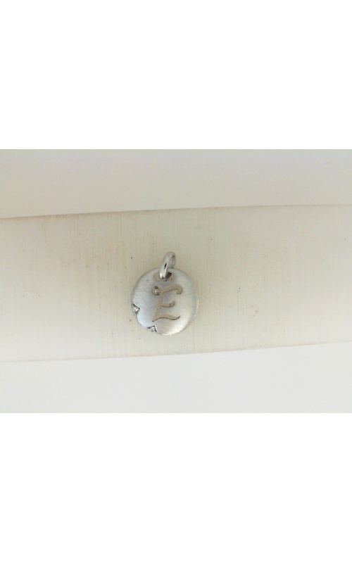 Sterling Silver (925) Initial and Diamond Necklace