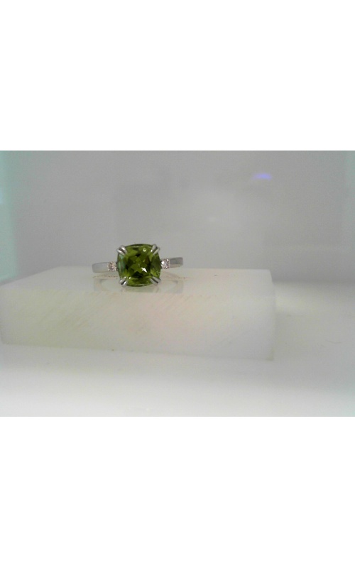 14K White Gold Gemstone Ring