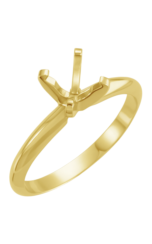 14K Yellow Gold Solitaire Ring