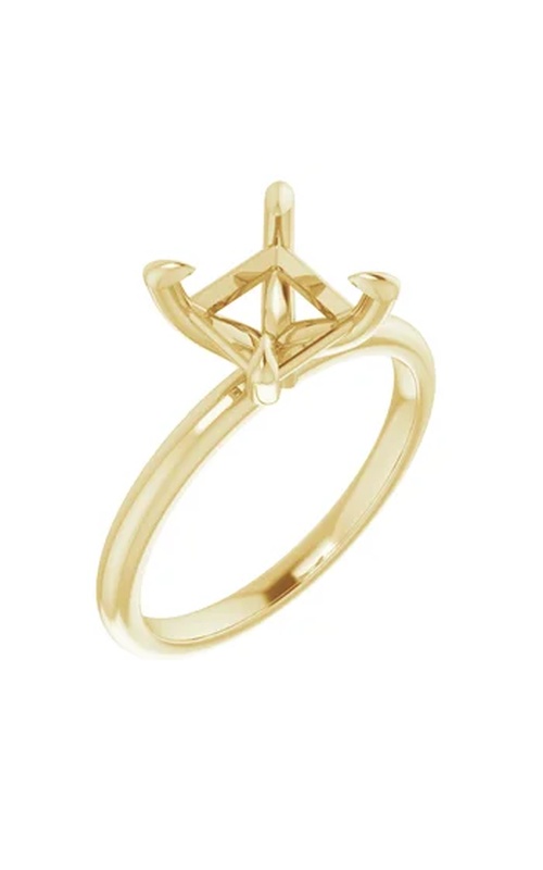 14K Yellow Gold Semi-Mount Ring