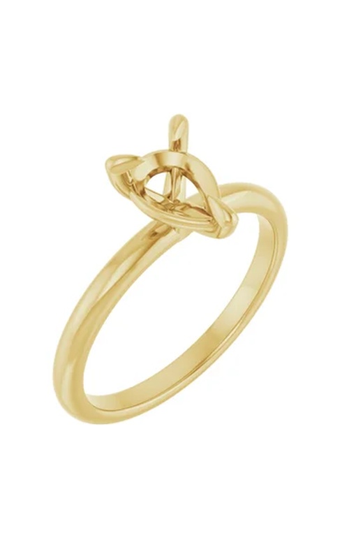 14K Yellow Gold Pear Ring