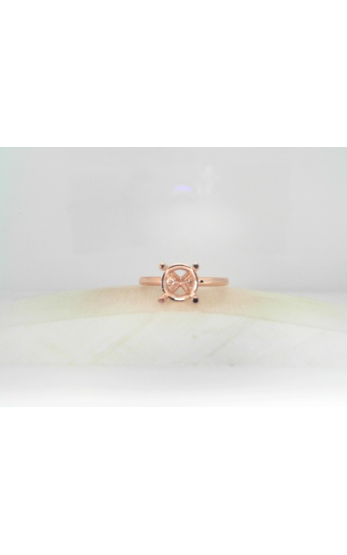 14K Rose Gold Solitaire Ring