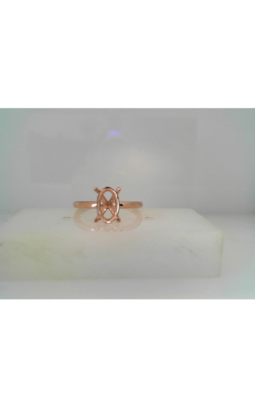 14K Rose Gold Solitaire Ring