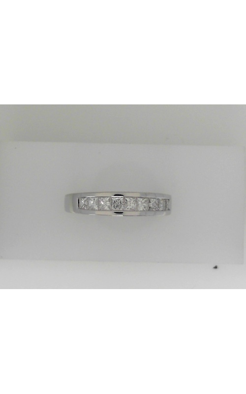 14K White Gold Channel Ladies Wedding Band