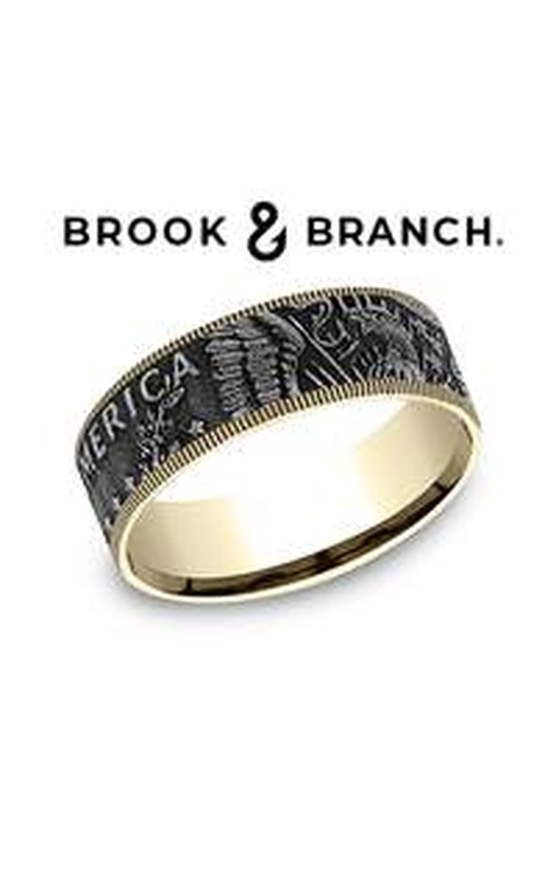 Benchmark Gold Wedding Bands - Men CFT6075169GTA14KY10